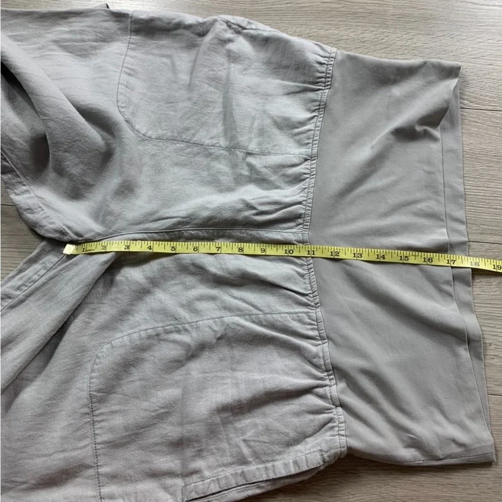 Anthropologie Hei Hei Grey Linen Wide Leg Pants - Picture 10 of 11